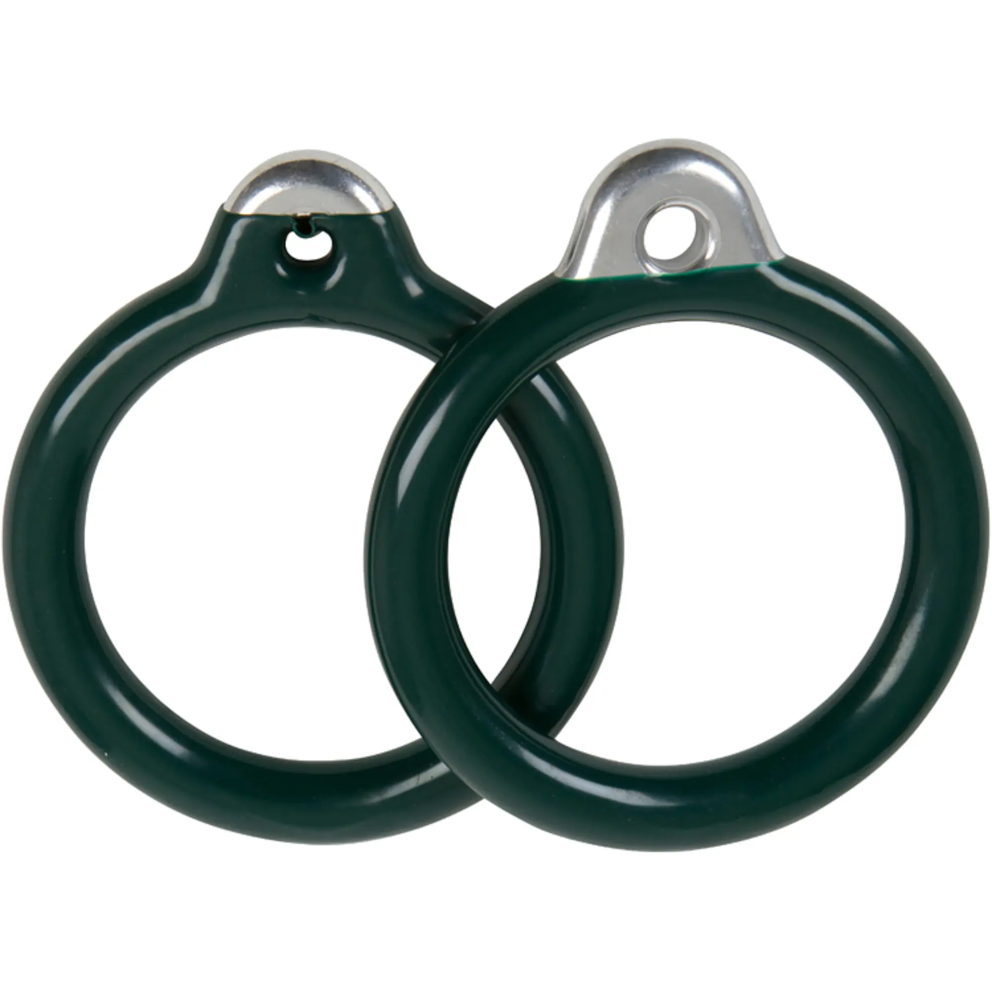 Swing Set Stuff Inc. Commercial Coated Round Trapeze Rings (Pair) Green