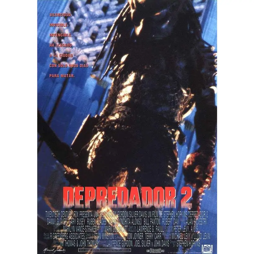 Predator 2 Movie Poster Print (27 x 40)