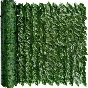 Artificial Ivy Privacy Fence Wall Screen, Faux Ivy Vine Leaf Decoration, Decorative Plants for Home Garden Party Wedding Balcony, Garden Border Fence