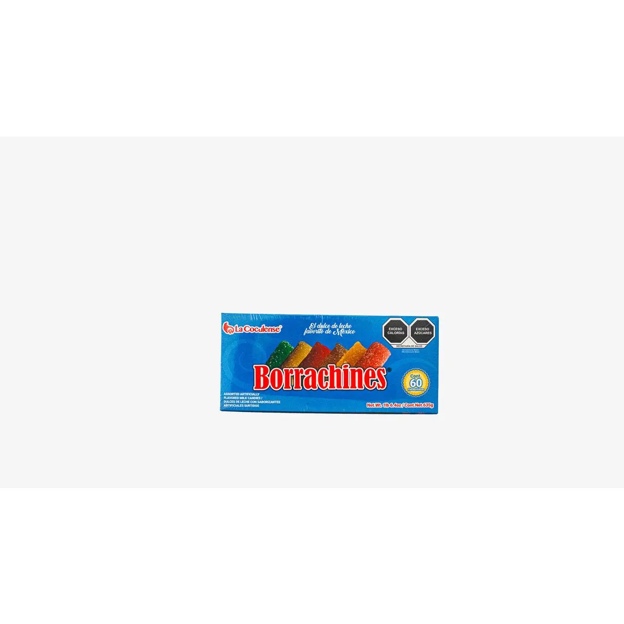 La Coculense Almohaditas Borrachines Small Sugar-Coated Milk Candies with Rich Rompope Flavor 60 Pieces Bonbon Snack