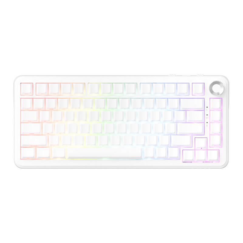 AJAZZ AK820MAX ULTRA wireless mechanical keyboard new magnetic rice switch low latency high precision HIFI version ABS side engraved three-mode 8000 mAh battery long battery life wired 8k wireless 8k full key hot-swappable DIY suitable for office and gami