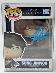 Funko Jinwoo #1982 Signed by Aleks Le JSA With Protector