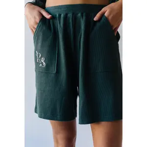 The Du Sol Cozy Ribbed Shorts in Teal