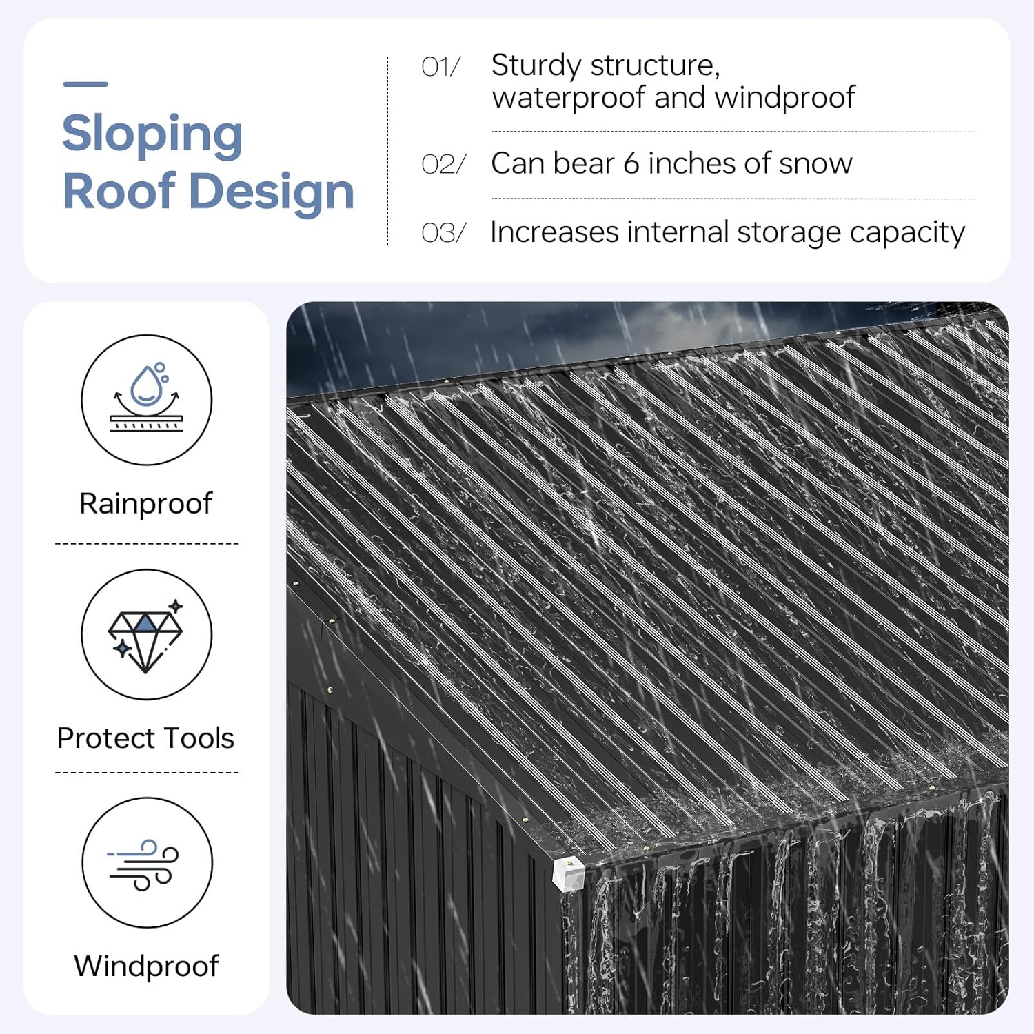 Transform Your Backyard in Minutes! Aoxun 6x4 FT Metal Storage Shed – Sloping Roof, Lockable Door & Rust-Proof Galvanized Steel! Perfect for Patio, Lawn & Garden Tools. #BackyardOrganization #ToolShed #OutdoorStorage Transform Your Backyard in Minutes! Aoxun 6x4 FT Metal Storage Shed – Sloping Roof, Lockable Door & Rust-Proof Galvanized Steel! Perfect for Patio, Lawn & Garden Tools. #BackyardOrganization #ToolShed #OutdoorStorage