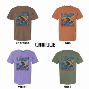 Unisex Get In Loser Were Doing Gods Will Vintage Ed Short Sleeve T-Shirt – Funny Bible Verse Gift Tee Modern Unisex T-Sh Relax Cotton T-Shirt