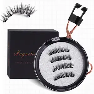 Quantum Magnet 3D Voluminous Magnetic False Eyelash Cluster Kit - Glue-Free, Reusable, Waterproof Professional Lashes for Daily & Party Makeup Looks magnetic lashes