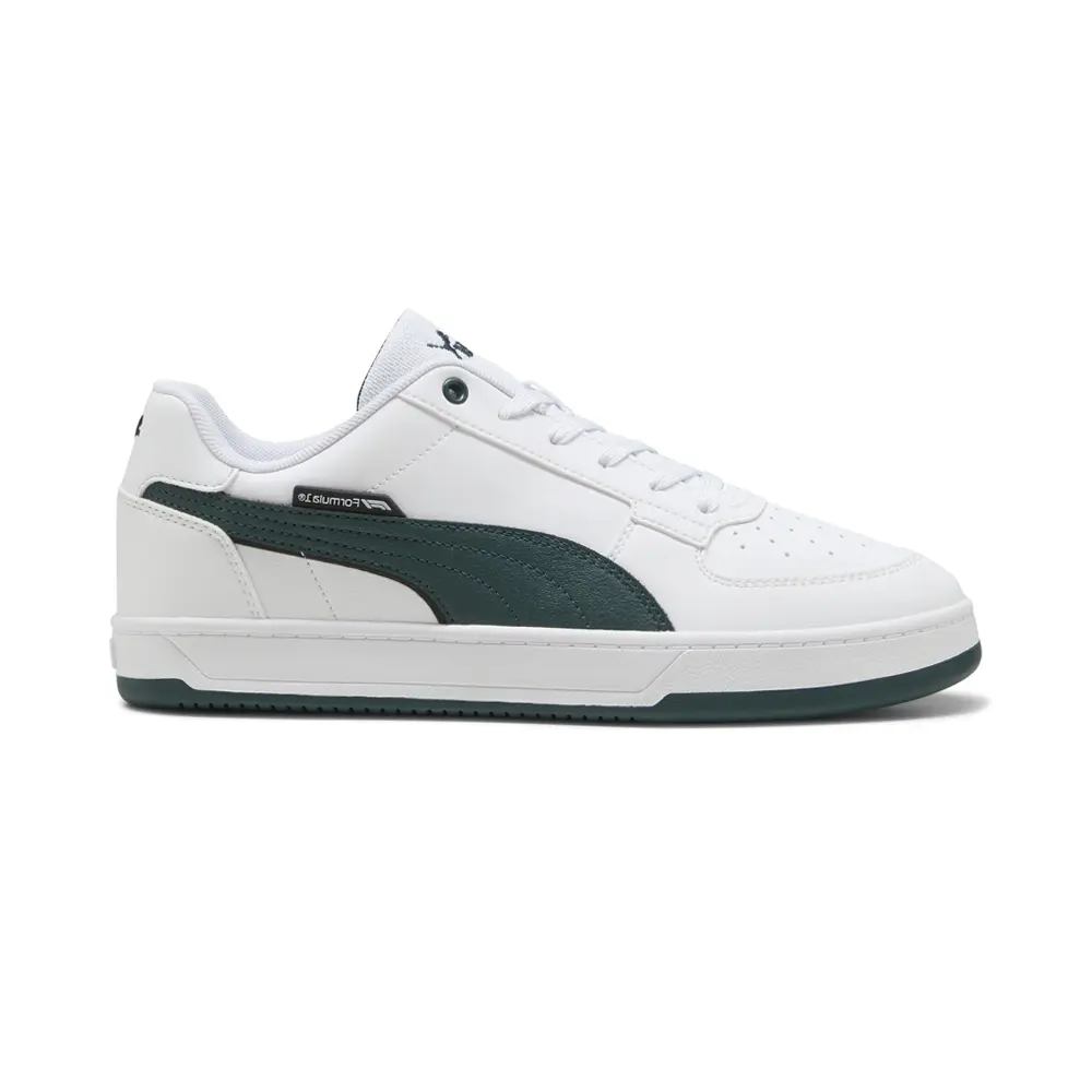 PUMA Mens Formula 1 X Caven 2.0 Lace Up Sneakers Shoes Casual - White