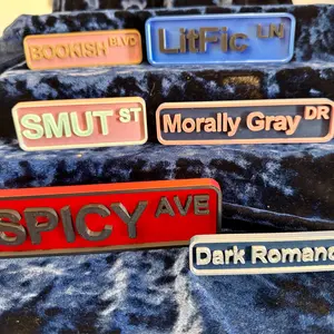 Book Shelf Genre "Street Signs" -  Choose Your "Street" and Color Combo