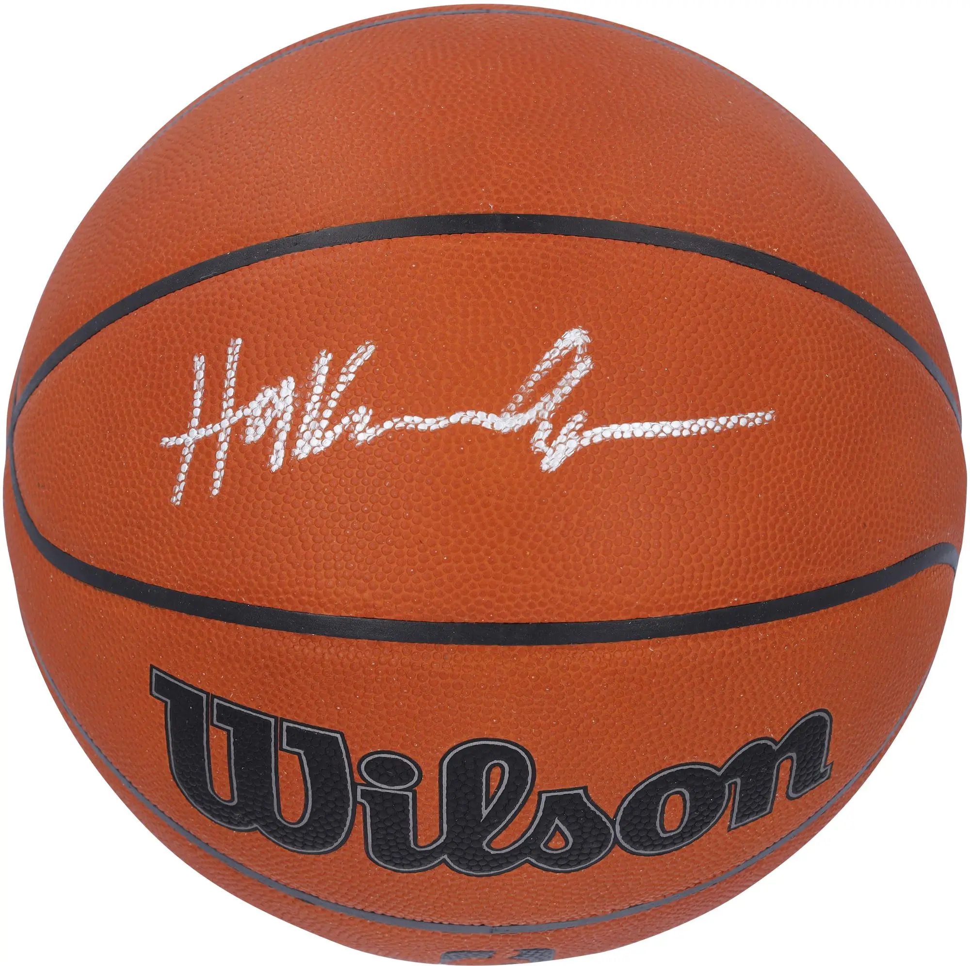 Hakeem Olajuwon Houston Rockets Autographed Wilson Official Game Basketball - Fanatics Authentic Certified
