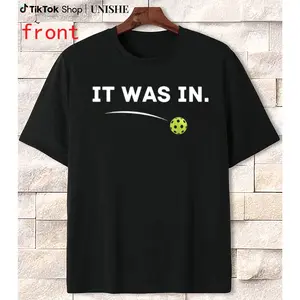 Pickleball Player Tee with Funny Design – 100% Cotton Paddleball Lover Shirt