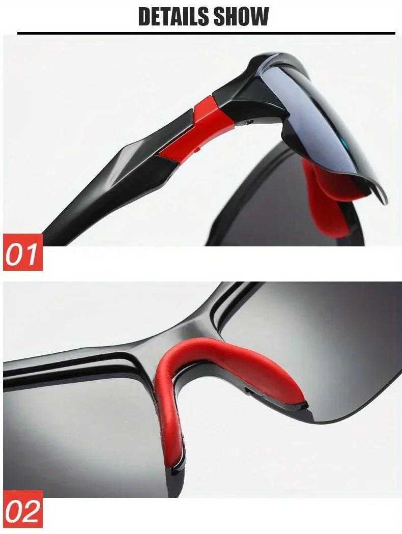 4 Pack Polarized Sports Sunglasses UV Protection Anti Glare Outdoor Eyewear