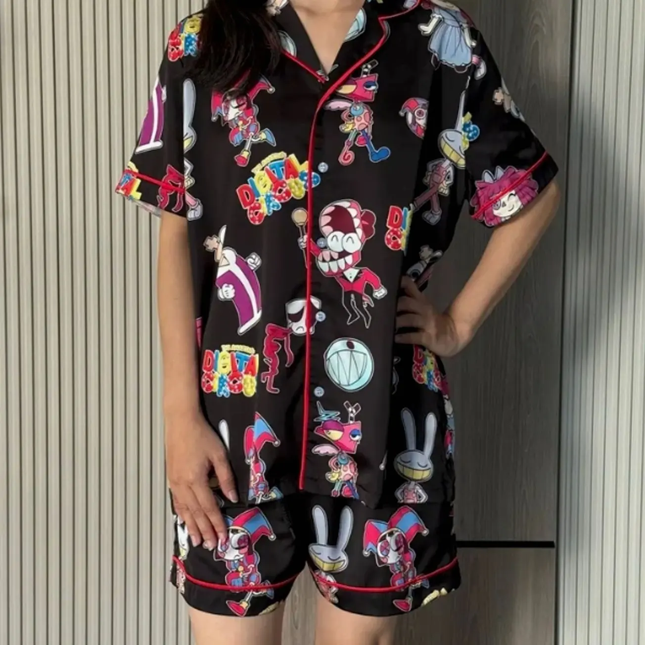 Women’s Cute Circus Character Pajamas Set