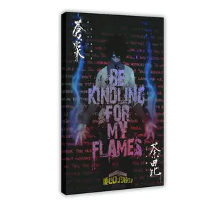 Anime My Hero Academia Dabi I Canvas Poster Wall Art for Home Bedroom Office Dorm Room Decor