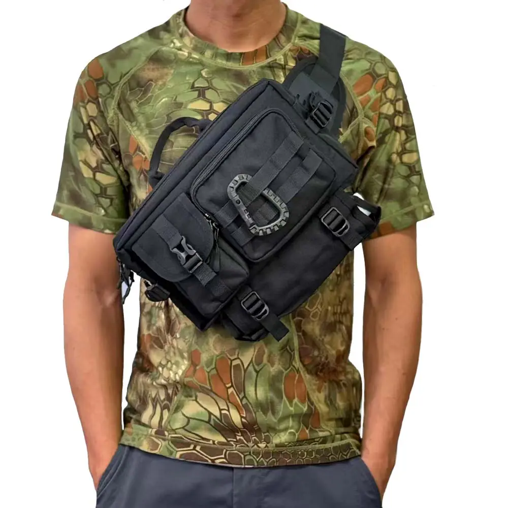 Men's Crossbody Bag, Outdoor Backpack, Waist Pack, Multi-Functional Sports Bag, Chest Bag, Water Bottle Waist Pack, Shoulder Bag, Waist Hip Bag, Multifunctional Chest Bag