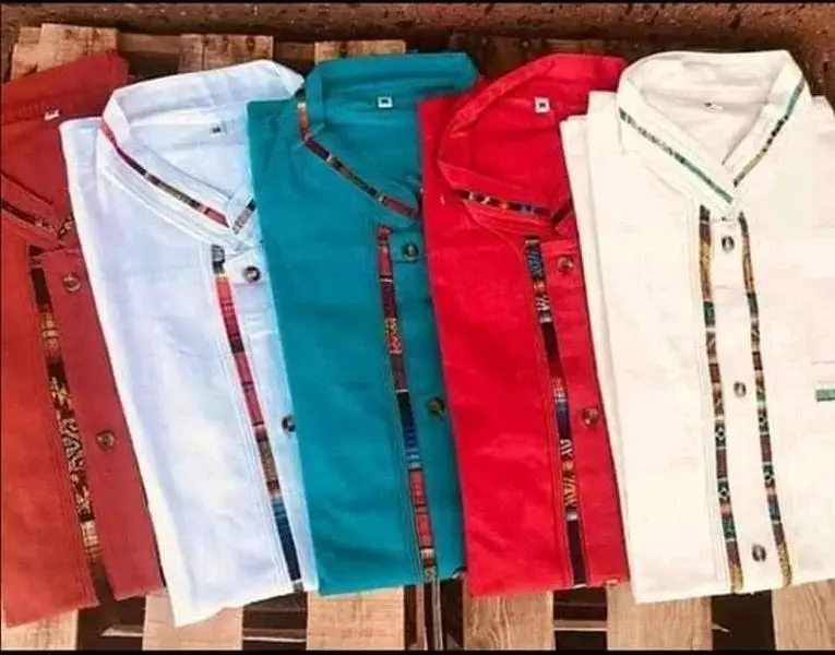 Camisa de manta hombre