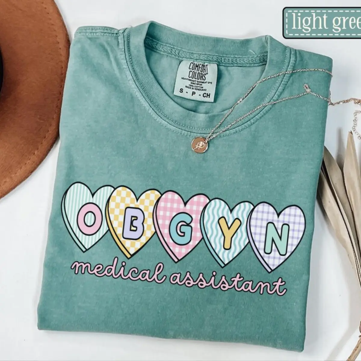 OBGYN Valentine's Day Comfort Colors Shirt • OBGYN Nurse V-day Tshirt • OB Medical Assistant Gifts • Obstetrics & Gynecology