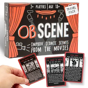 Boxer Gifts Obscene – The Movie Themed Charades Game for Adults, Fun for Camping, Party, Movie Lover Gifts, 2+ Players, Ages 18+
