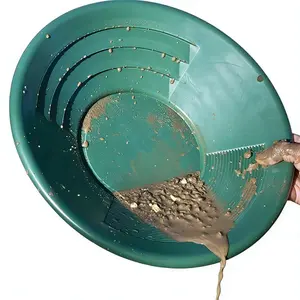 Hand-Cranked Gold Panning Pan, Small Gold Prospecting Tool, Portable Plastic Basin, Efficient Gold Mining Equipment, Easy Sand Washing