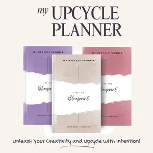 My Upcycle Planner - Notebook for Upcycling & Sewing