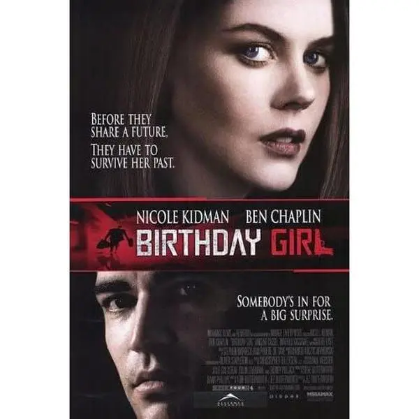Birthday Girl 27"x40' D/S Original Movie Poster One Sheet Nicole Kidman 2002
