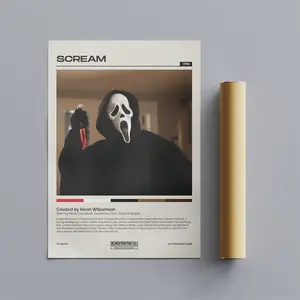 Scream Minimalist Movie Poster