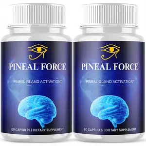 (2 Pack) Pineal Force Nootropic Capsules, Natural Brain Formula for Memory, Focus & Cognitive Support, 120 Capsules