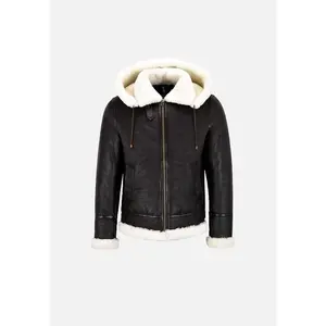 Watson B3 Brown  Leather Bomber Jacket
