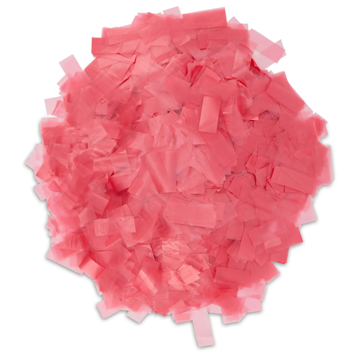 1lb (Loose Pack) Lightweight Red Rice Paper Confetti, Non-Toxic and Eco-Friendly Party Decor - Water-Soluble, Biodegradable, Edible, Easy Cleanup, Throw by Hand, Use in Confetti Cannons for Weddings, Birthday Parties