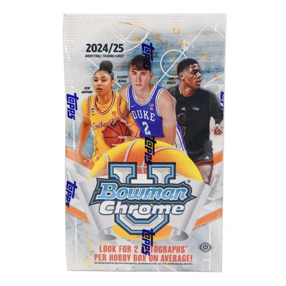 2024-25 Topps Bowman Chrome University Basketball Hobby Trading Cards