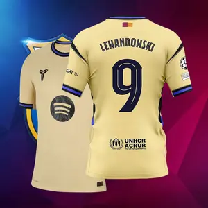 8# Pedri 25-26 Season Away Short Sleeve Soccer Jersey Fans Version Football Jersey