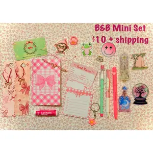 Bookmarks & Bows themed Mini Sets
