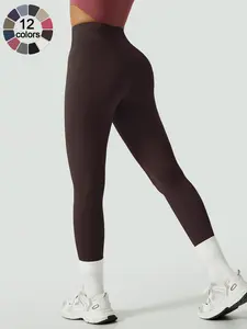 Women's High Elasticity High Waist Sporty Leggings, High Waisted Leggings Perfect for Yoga Gym Outdoor Cycling Running, All Seasons Casual Bottoms