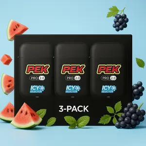 PEK PRO 2.0 Upgraded Natural Nasal Inhaler Stick - Enhanced Inhalation Experience with Natural Ingredients for Effective Relief