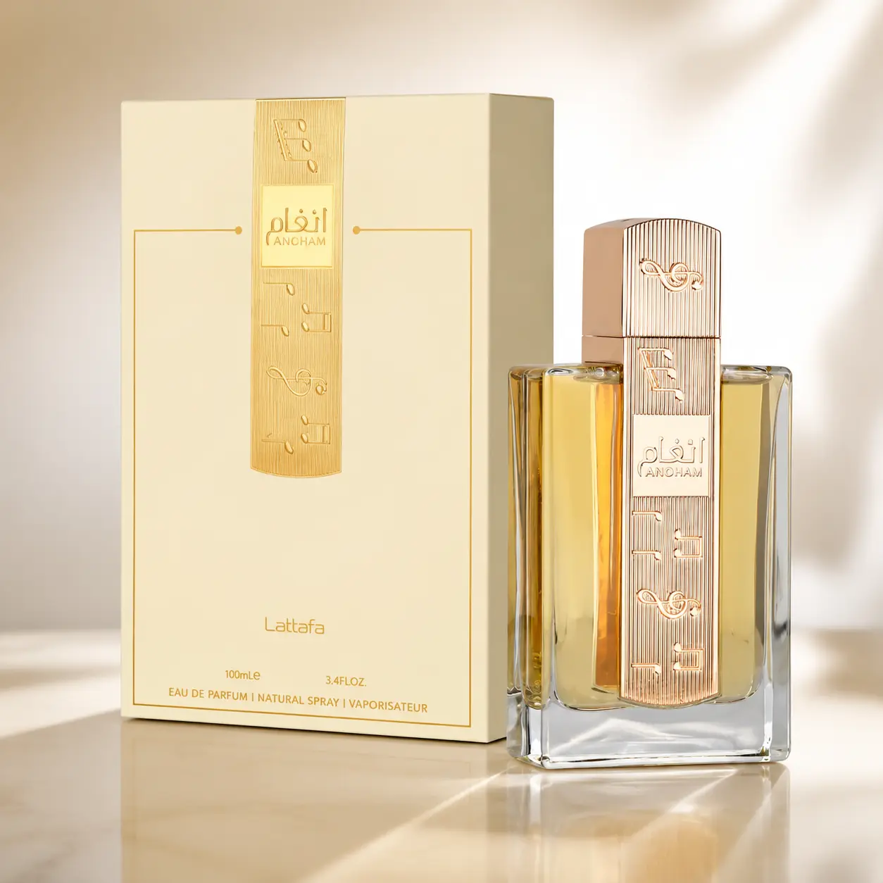 Lattafa Angham Perfume for Women, Eau de Parfum Spray with Floral, Amber & Vanilla Notes, Luxury Long Lasting Fragrance, 3.4 oz (100ml)