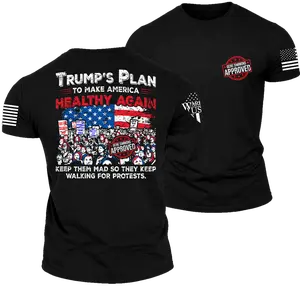 WarriorUSA Trump's Plan T-Shirt