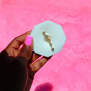 XL Dangle Heart Belly Ring