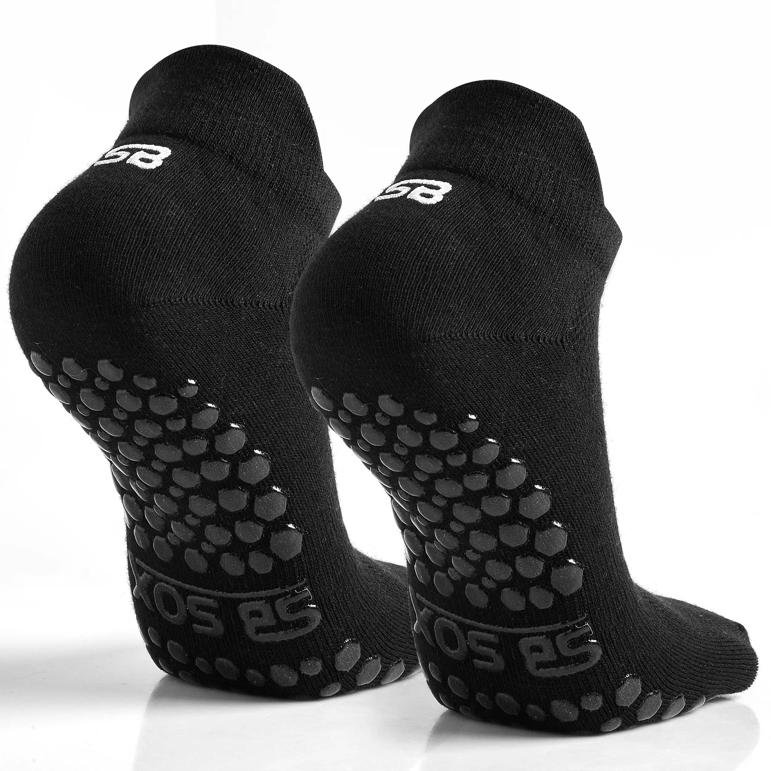 SB SOX 2-Pair Pilates Yoga Grip Socks for Women -  Non-Slip Lowcut Socks for Daily Wear, Top Rated Comfort, Ideal for Pilates & Yoga Sessions