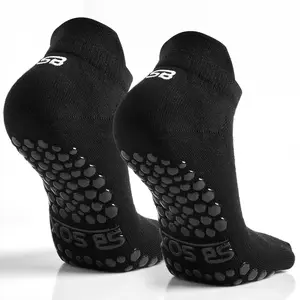 SB SOX 2-Pair Pilates Yoga Grip Socks for Women -  Non-Slip Lowcut Socks for Daily Wear, Top Rated Comfort, Ideal for Pilates & Yoga Sessions