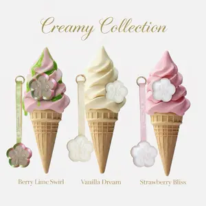 Keychain flower cleaner for camera charm for bag and phone