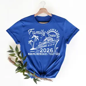 Family Cruise 2026 Unisex T-Shirt Family Cruise T-shirt, Matching Family Cruise Shirts  Making Memories Together Tees