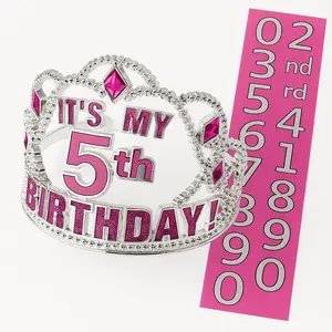 Customizable Birthday Tiara for Kids