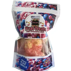 Freeze dried Chamoy Peach circles candy