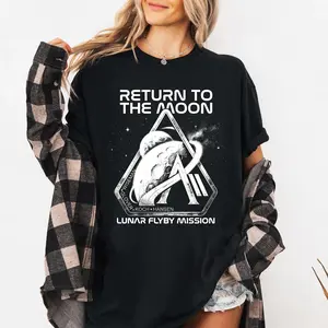 Artemis II Astronaut Moon Landing Shirt, NASA Space Mission Tee, Lunar Exploration Tshirt, Gift For Astronomy Fans