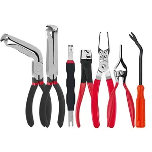 7Pcs Electrical Disconnect Pliers for Cars, Automotive Electrical Plug Connector Disconnect Tool and Connector Separator and Hose Clamp Pliers - Home Improvement.