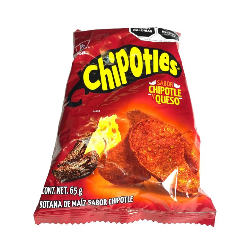 5 - PK BARCEL CHIPOTLES - Sabritas Chips - Snack Crispy Crunchy Bite - 65 GRAMS PER BAG - MEXICAN CHIPS - PAPITAS MEXICANAS - SABRITAS MEXICANAS