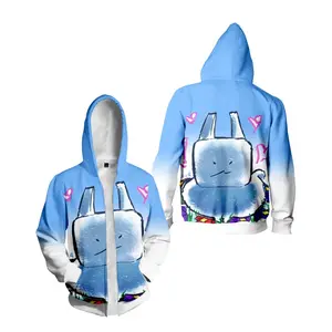 Roblox Forsaken Gubby Fashion Pullover Hooded Zip Sweater