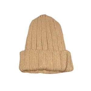 ALPACA WOOL KNIT BEANIE
