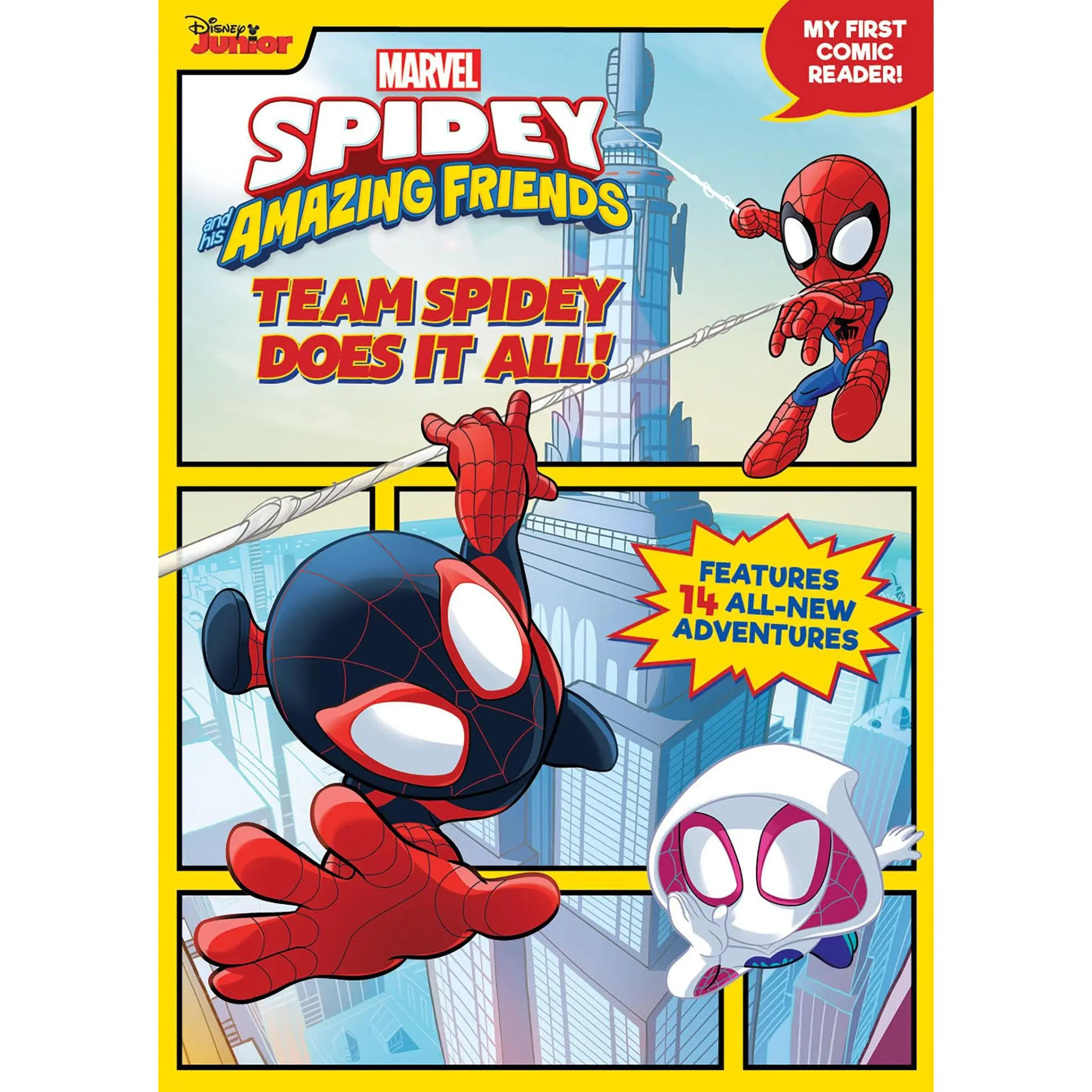 Spidey and His Amazing Friends: Team Spidey Does It All!: My First Comic Reader! -- Disney Books - Paperback