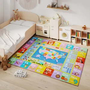 EIKIONE Kids Play Rug Non-Toxic Soft Anti-Slip for Living Room Bedroom Playroom Waterproof Stain-Resistant Easy Clean Toddler Safe Solid Craftsmanship US Fast Shipping After-Sales