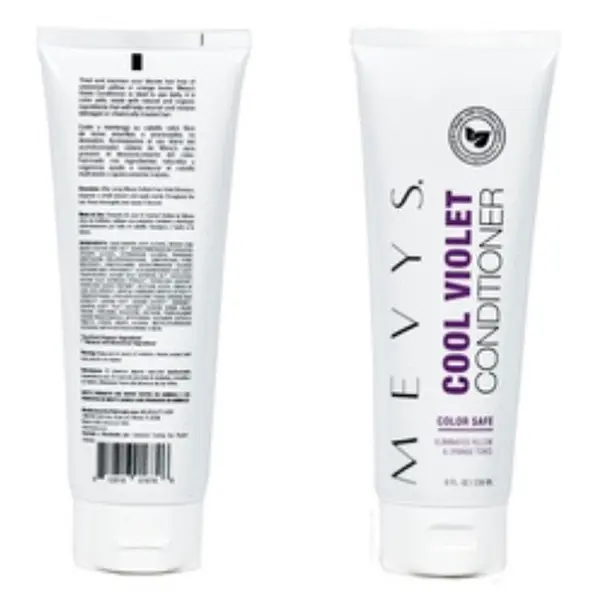 Mevys Sulfate-Free Cool Violet Conditioner Color Safe 8 Oz / 236 ml